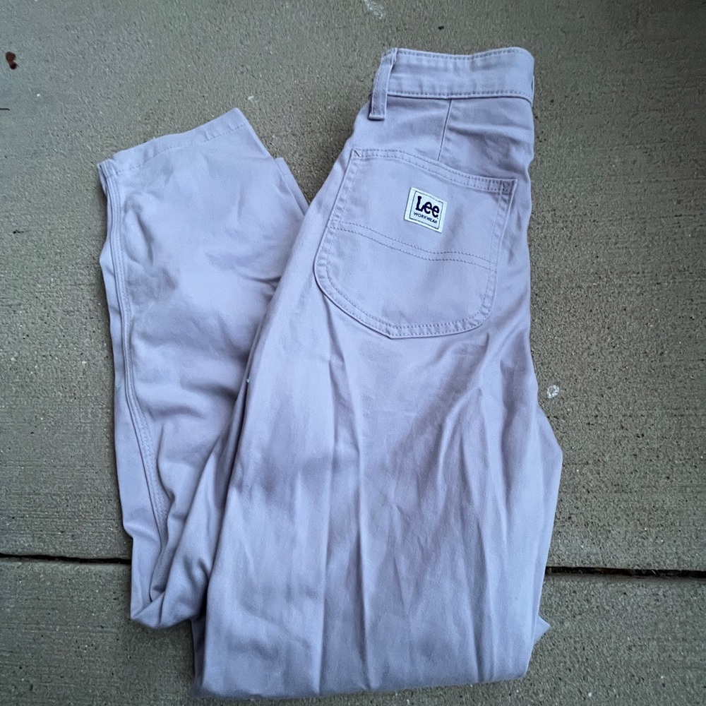 Lee Women's Soft Lavender Straight Leg Jeans
